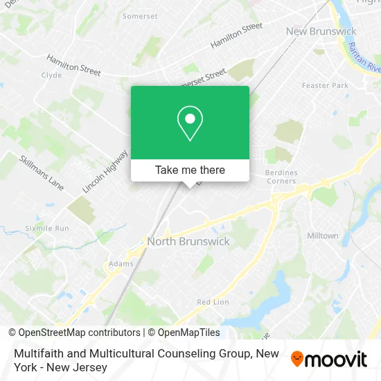 Multifaith and Multicultural Counseling Group map