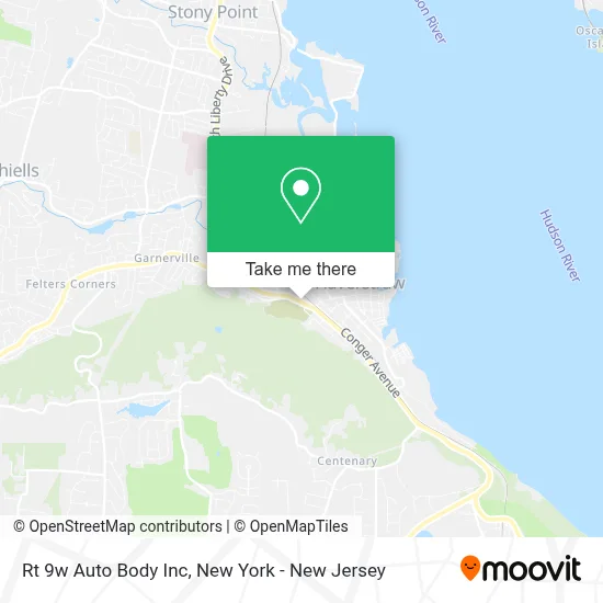 Rt 9w Auto Body Inc map