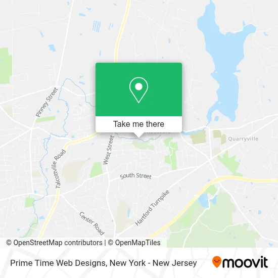 Prime Time Web Designs map