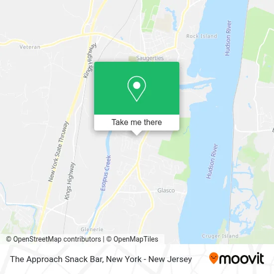 The Approach Snack Bar map