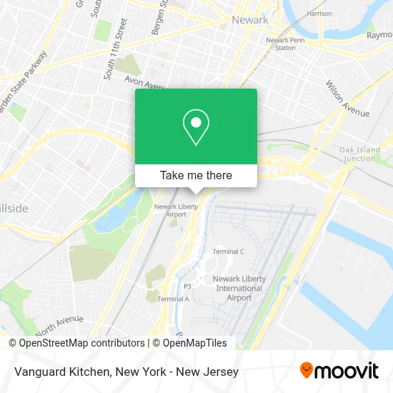 Vanguard Kitchen map