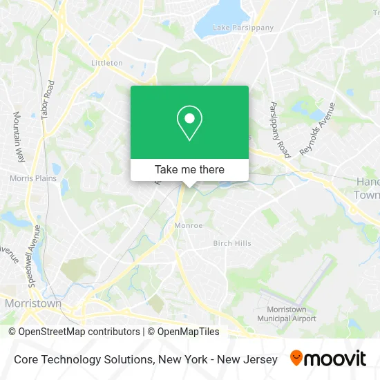 Core Technology Solutions map