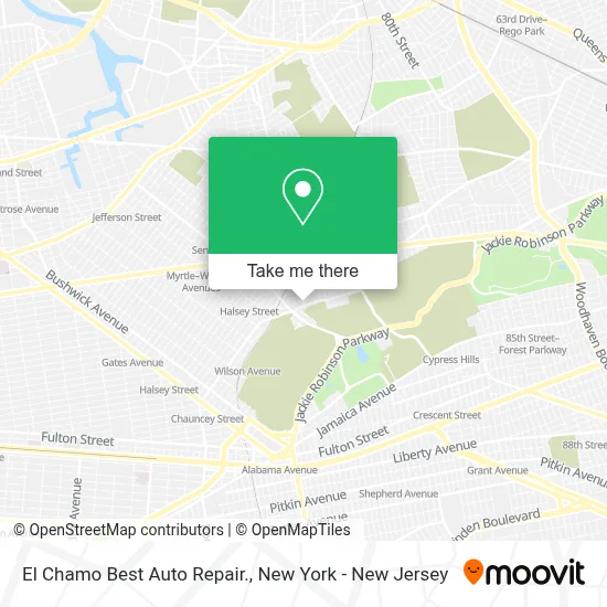 El Chamo Best Auto Repair. map