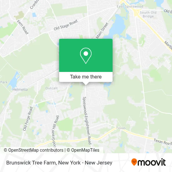 Brunswick Tree Farm map