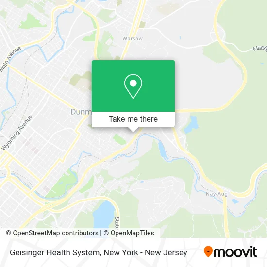 Geisinger Health System map