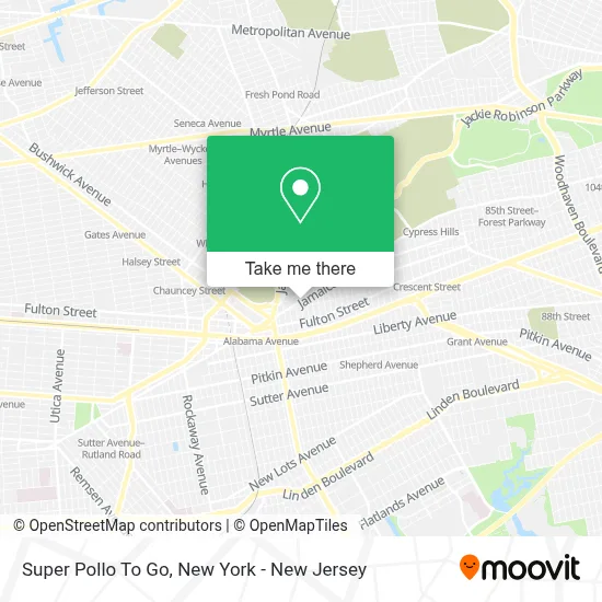 Super Pollo To Go map