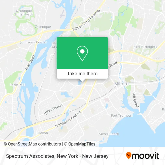 Spectrum Associates map