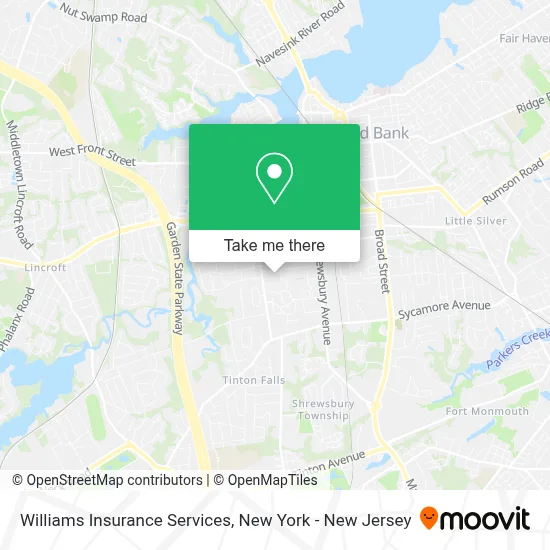 Williams Insurance Services map