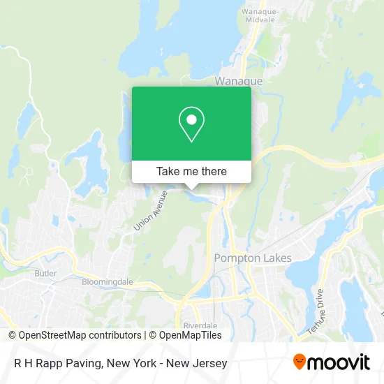 R H Rapp Paving map