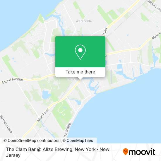 The Clam Bar @ Alize Brewing map