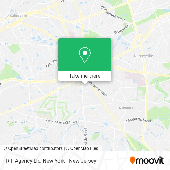 R F Agency Llc map