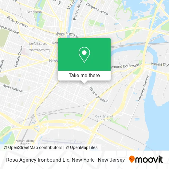 Rosa Agency Ironbound Llc map