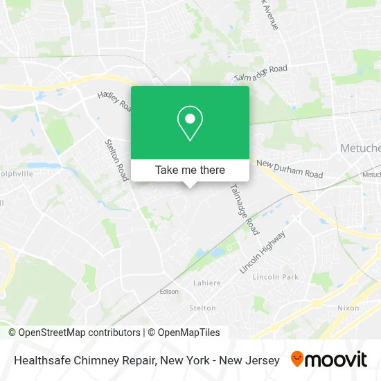 Healthsafe Chimney Repair map