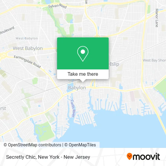 Secretly Chic map