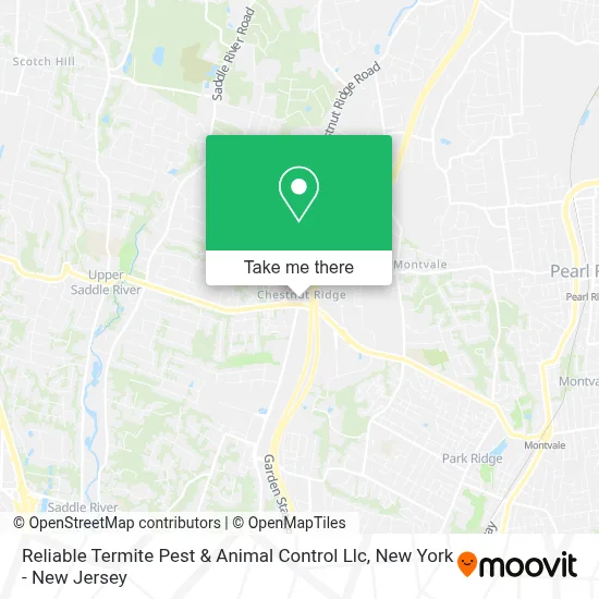 Reliable Termite Pest & Animal Control Llc map