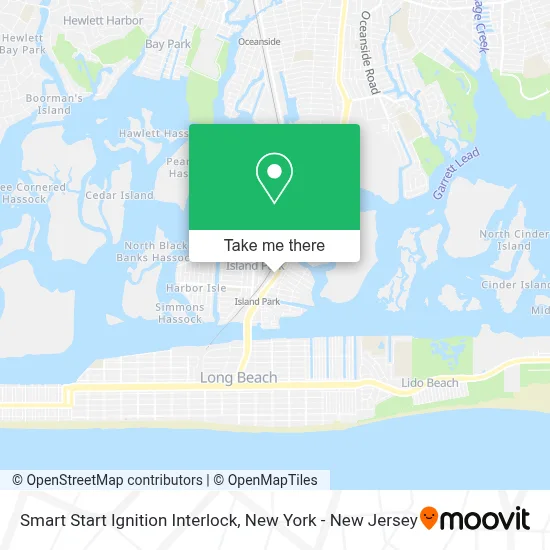 Smart Start Ignition Interlock map
