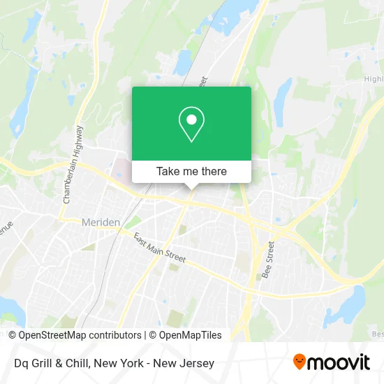 Dq Grill & Chill map