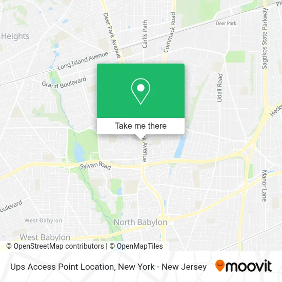 Ups Access Point Location map