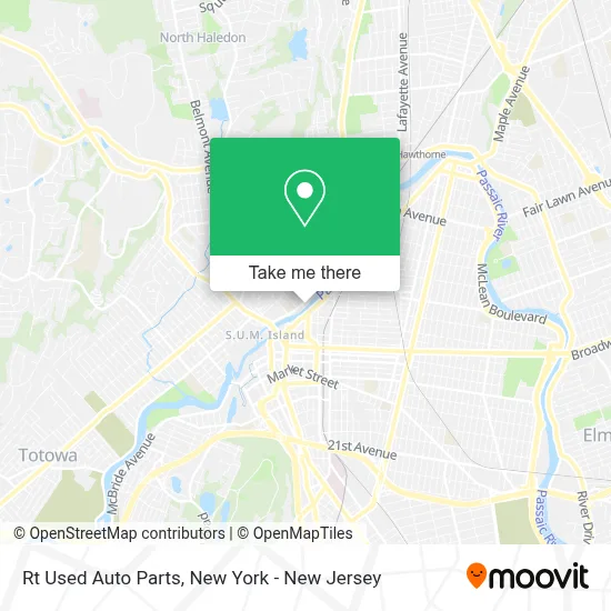 Rt Used Auto Parts map
