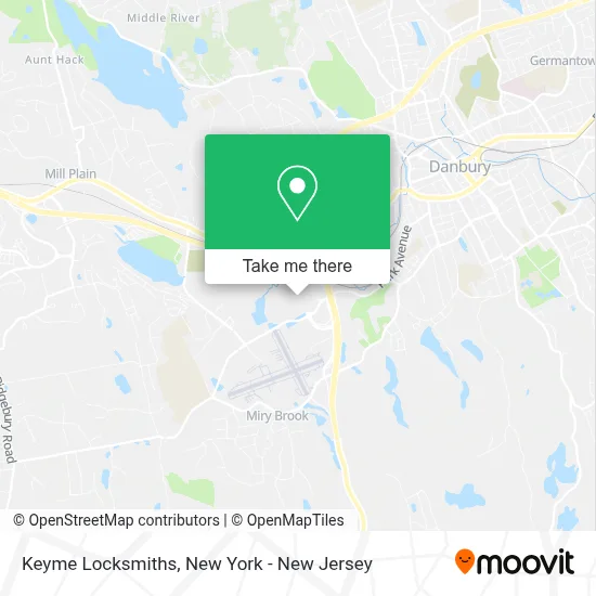 Keyme Locksmiths map