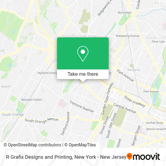 R Grafix Designs and Printing map
