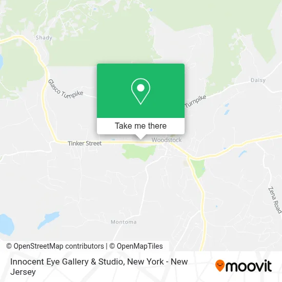 Innocent Eye Gallery & Studio map