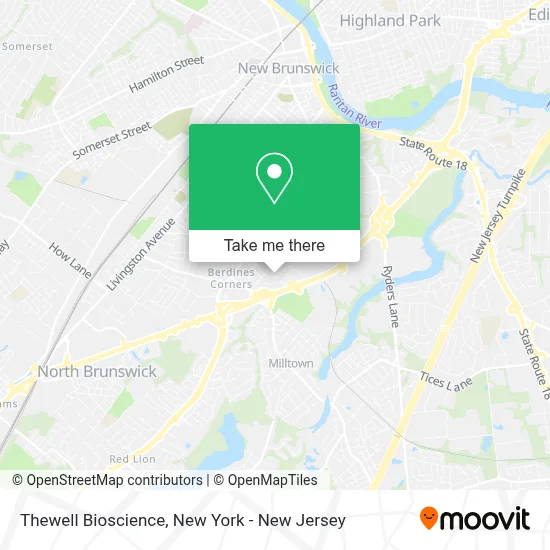 Thewell Bioscience map