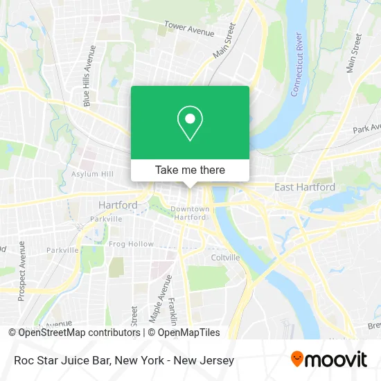 Roc Star Juice Bar map