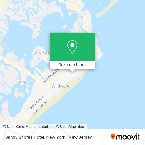 Sandy Shores Hotel map