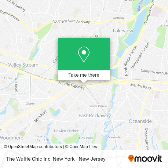 The Waffle Chic Inc map
