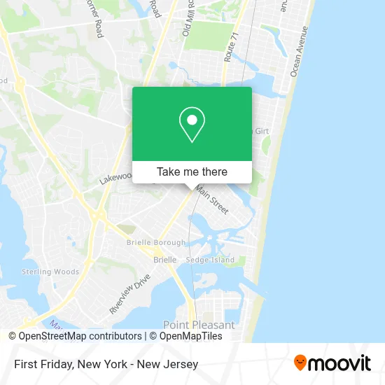 First Friday map