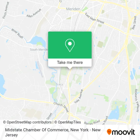 Midstate Chamber Of Commerce map