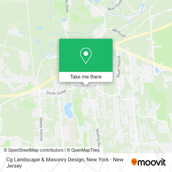 Cg Landscape & Masonry Design map