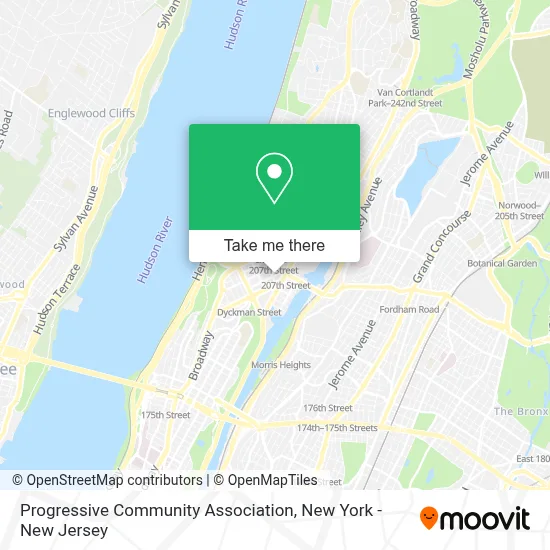 Progressive Community Association map