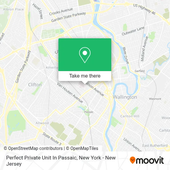 Perfect Private Unit In Passaic map
