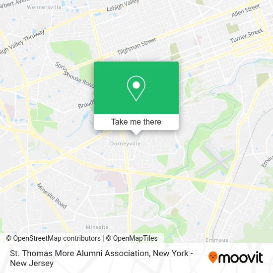 St. Thomas More Alumni Association map