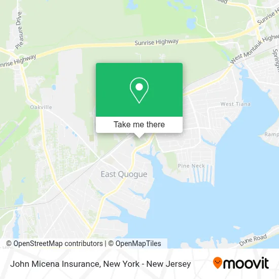 John Micena Insurance map