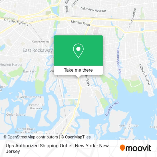 Ups Authorized Shipping Outlet map