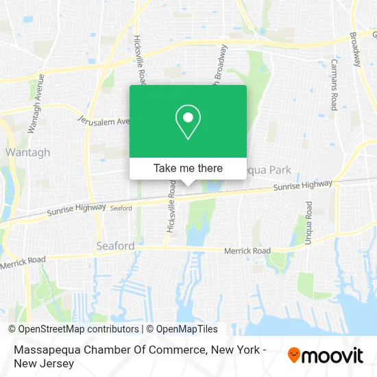 Massapequa Chamber Of Commerce map