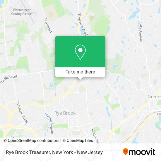 Rye Brook Treasurer map