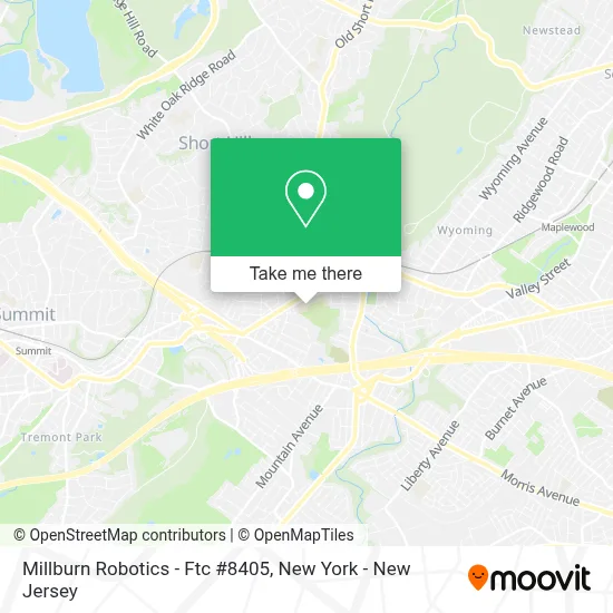 Millburn Robotics - Ftc #8405 map