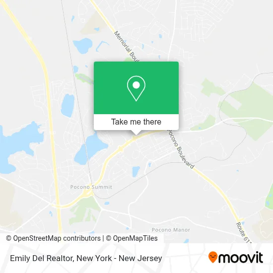 Emily Del Realtor map