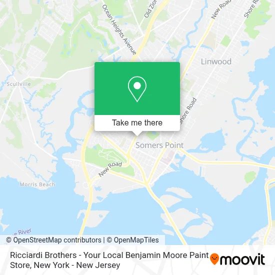 Ricciardi Brothers - Your Local Benjamin Moore Paint Store map