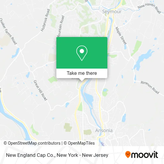 New England Cap Co. map
