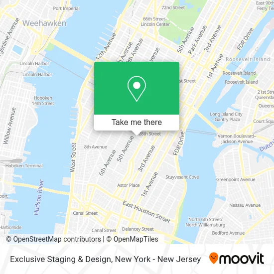 Exclusive Staging & Design map
