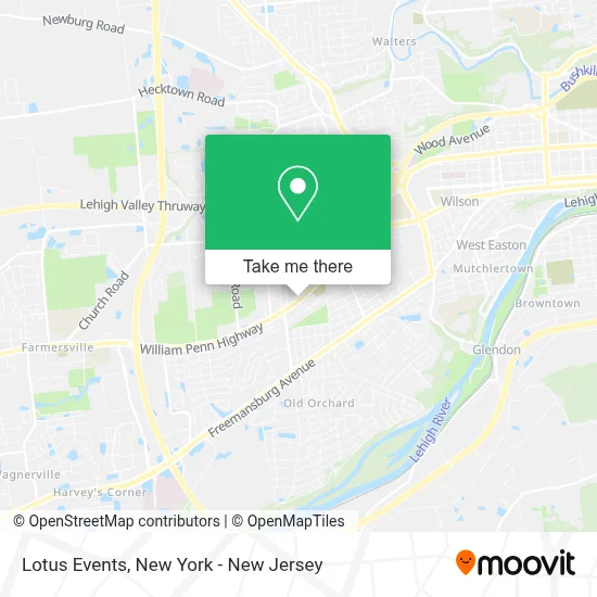 Lotus Events map