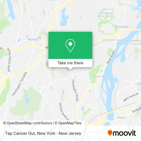 Tap Cancer Out map