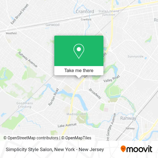 Simplicity Style Salon map