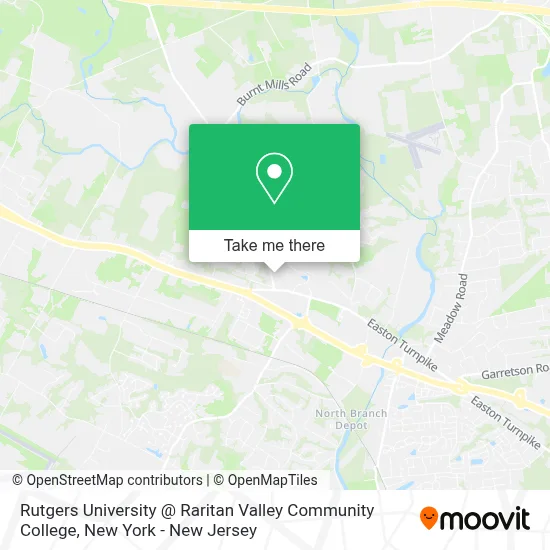 Rutgers University @ Raritan Valley Community College map