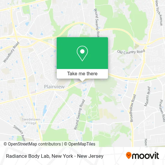 Radiance Body Lab map